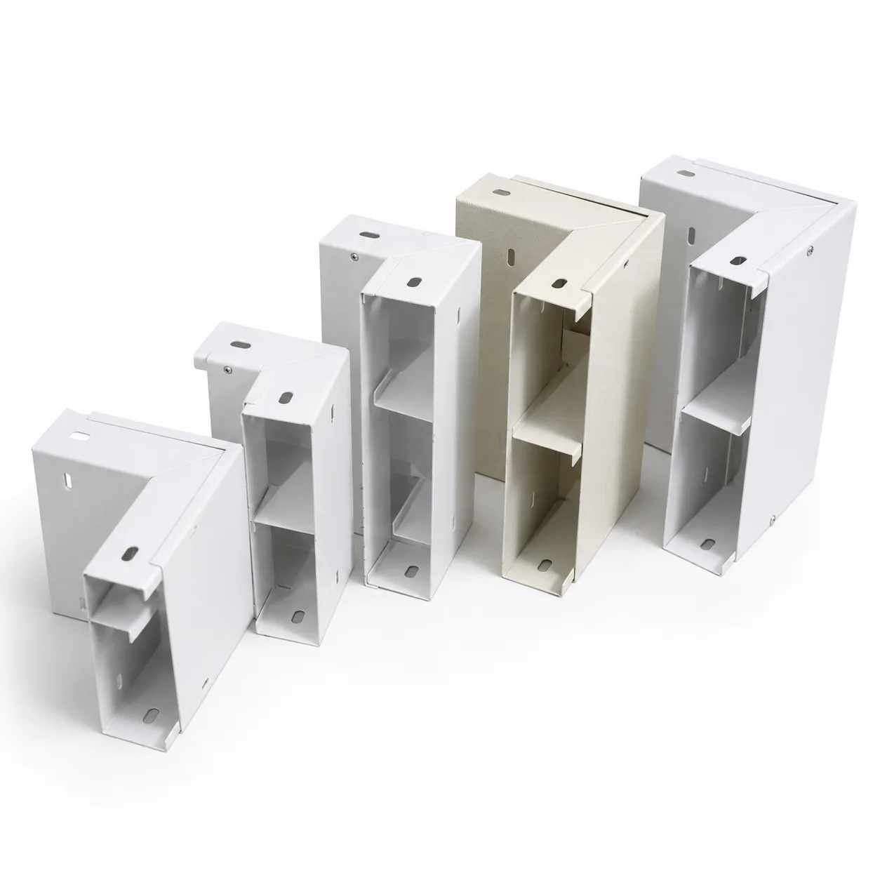 Powdercoated 90 Degree Cable Trunking Bends