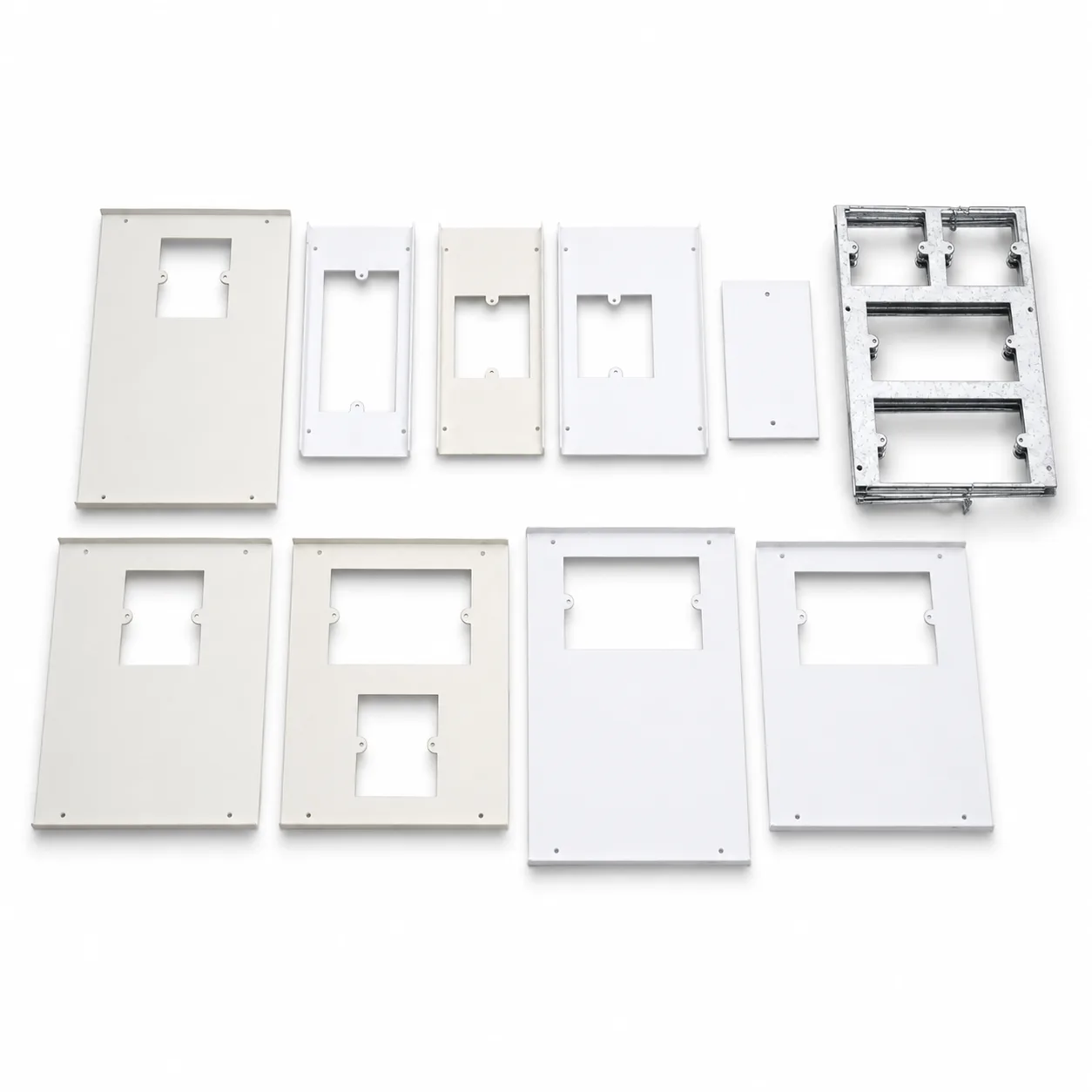 Powdercoated Metal Trunking Socket Outlets