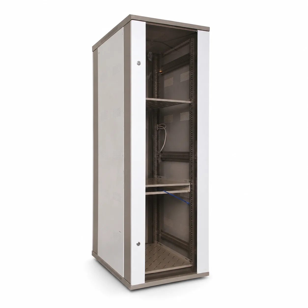 42U INDOOR SERVER CABINET WITH GLASS DOOR