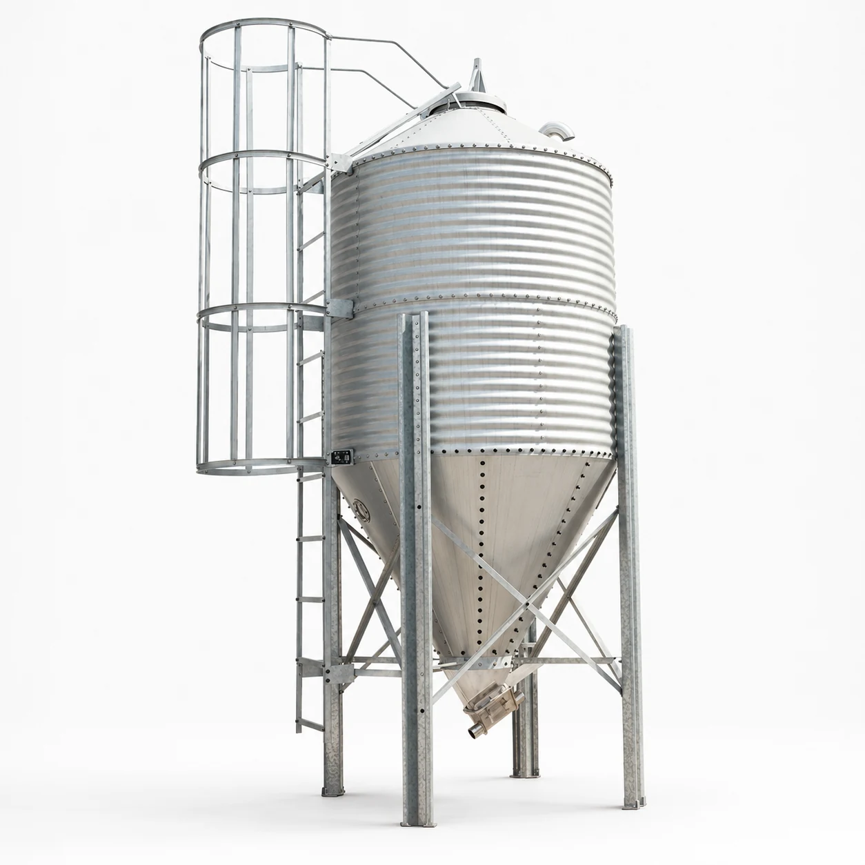 Small Scale Hopper Silo