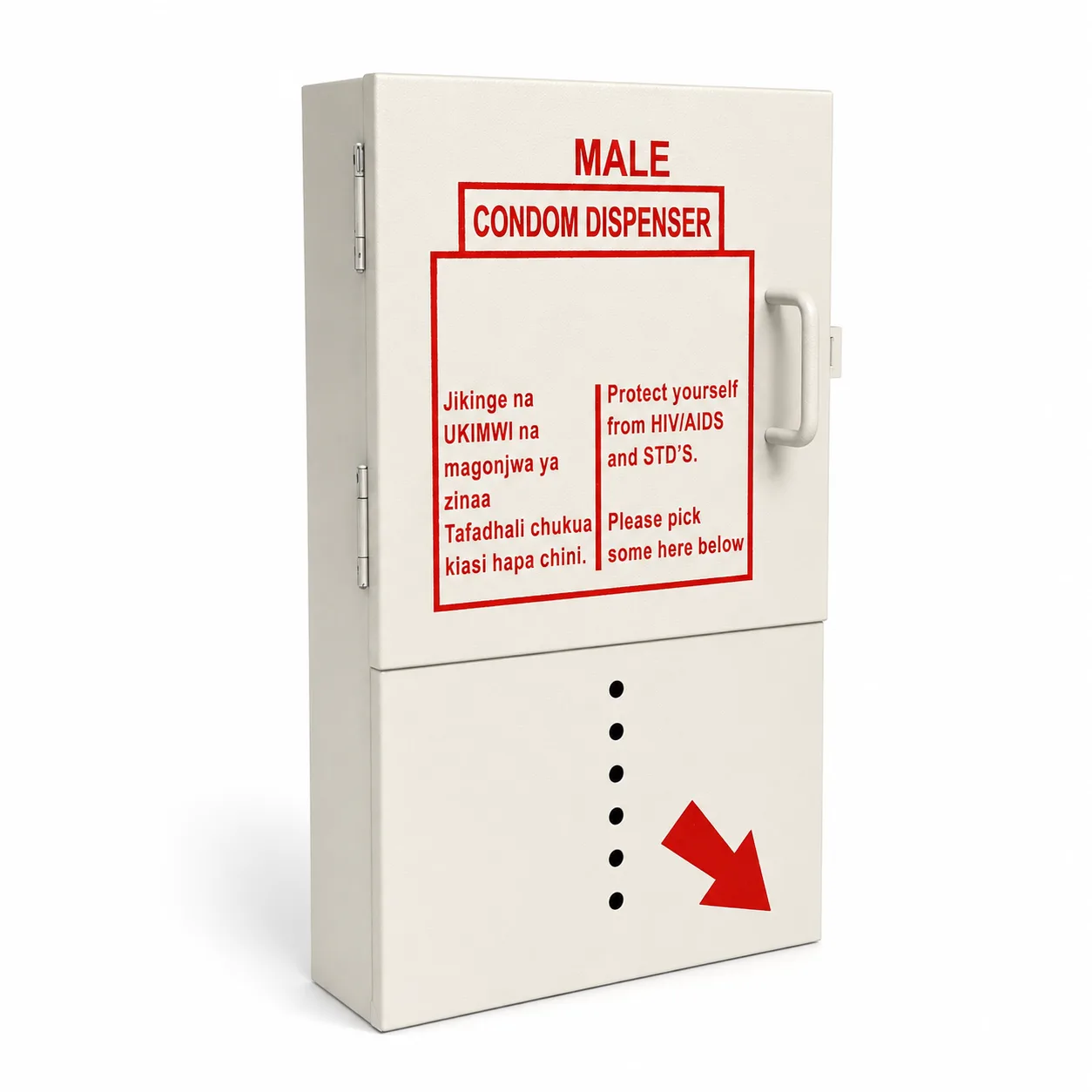 Male Condom Dispenser
