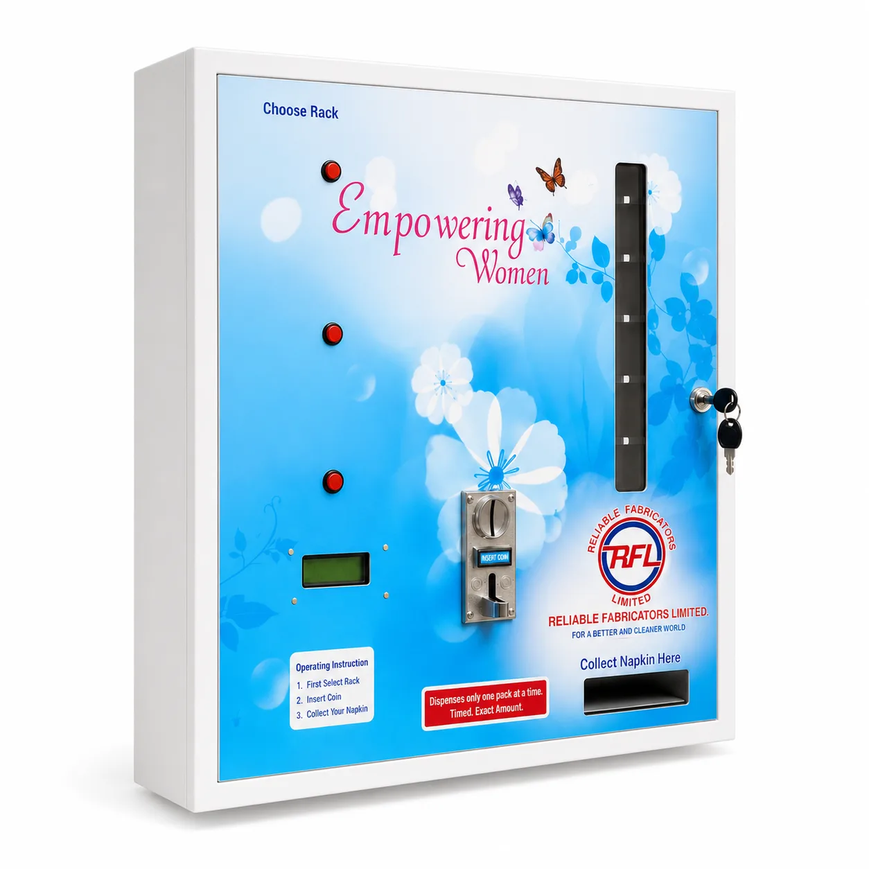 Coin Operated Pad Dispenser