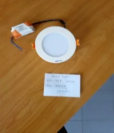 DOWNLIGHTER RECESSED 5W WHITE 3K 601-35F 