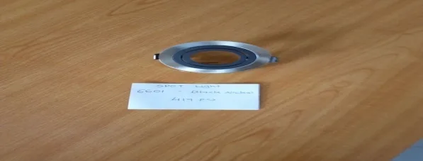 DOWNLIGHTER RECESSED GU10 NICKEL/BLACK 6601 