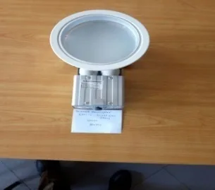 RECESSED DOWNLIGHTER 6301-1 2XE27 WITH GLASS WHITE 
