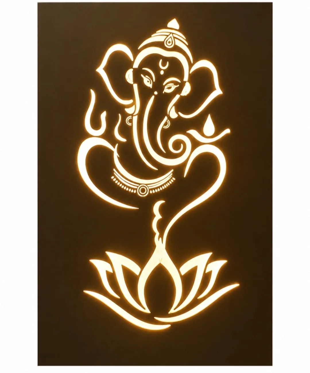 Backlit Ganesha Panel