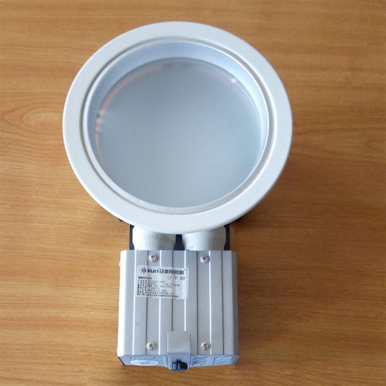 Recessed Down Lighter 2X E27 With Glass